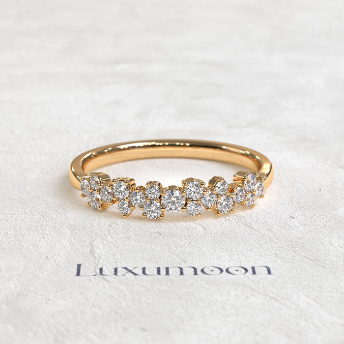 The Virelle - Diamond Blossom Cluster Band