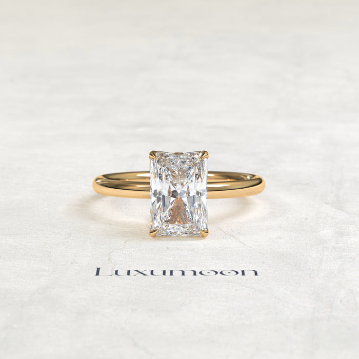 The Eloravyn – 4 CT Simpale Radiant Solitaire Ring