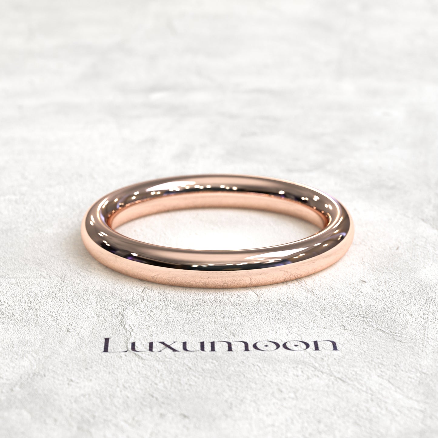 The Lioré – Rounded 3mm Solid Band