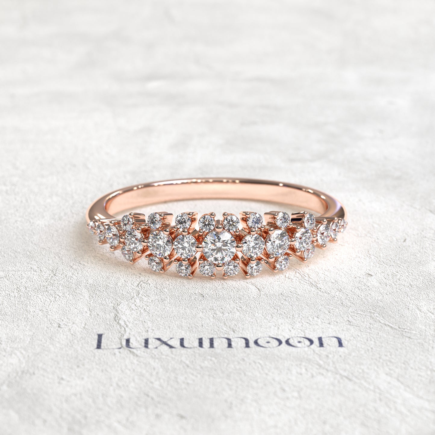 The Cirevia – Spring Shine Round Diamond Band