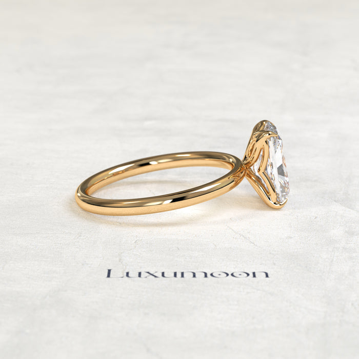 The Eloravyn – 4 CT Simpale Radiant Solitaire Ring