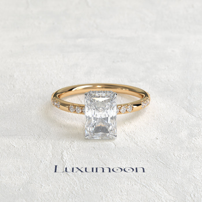 The Elorisse – 2.5 CT Radiant Diatance Pave Ring