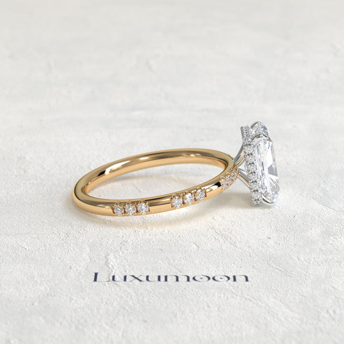 The Elorisse – 2.5 CT Radiant Diatance Pave Ring