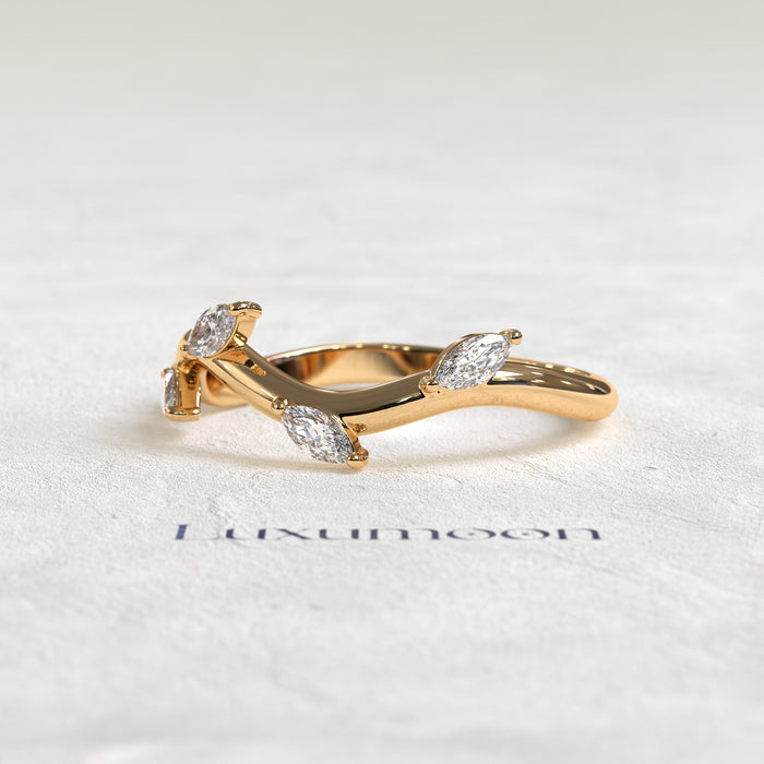 The Marivelle - Marquise Diamond Vine Band