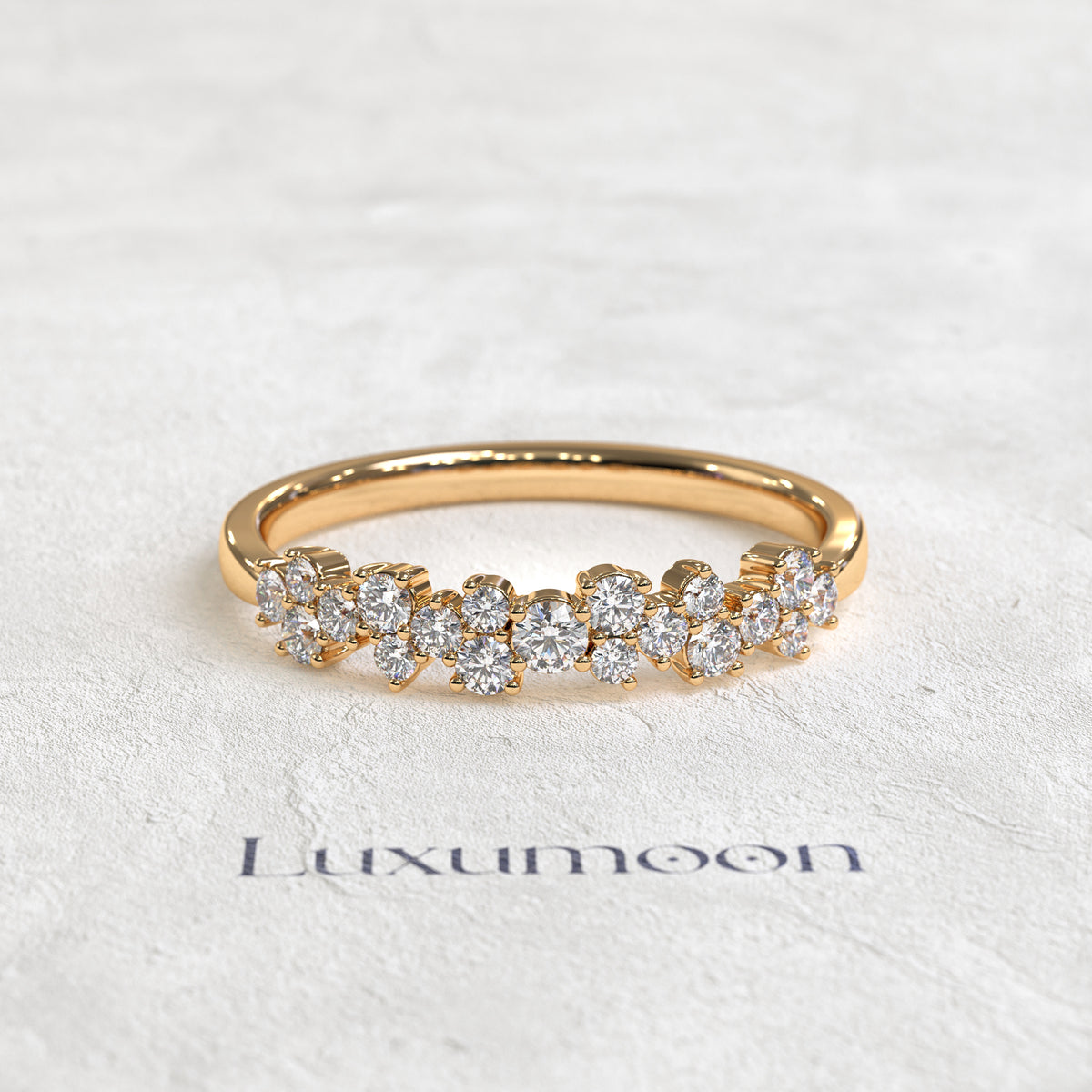 The Virelle - Diamond Blossom Cluster Band