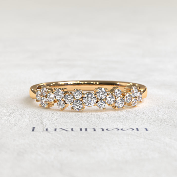 The Virelle - Diamond Blossom Cluster Band