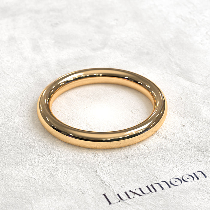 The Lioré – Rounded 3mm Solid Band