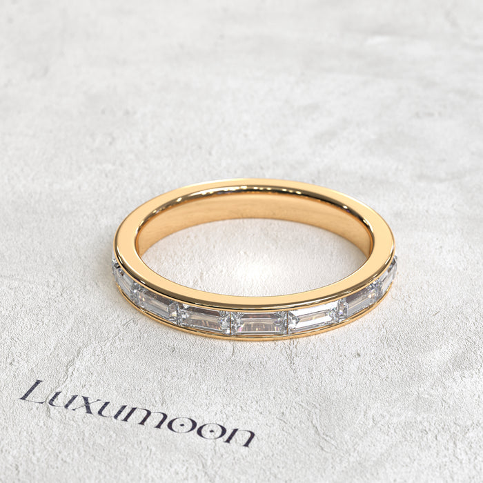 The Vantique – East West Baguette Bezel Set Eternity Band
