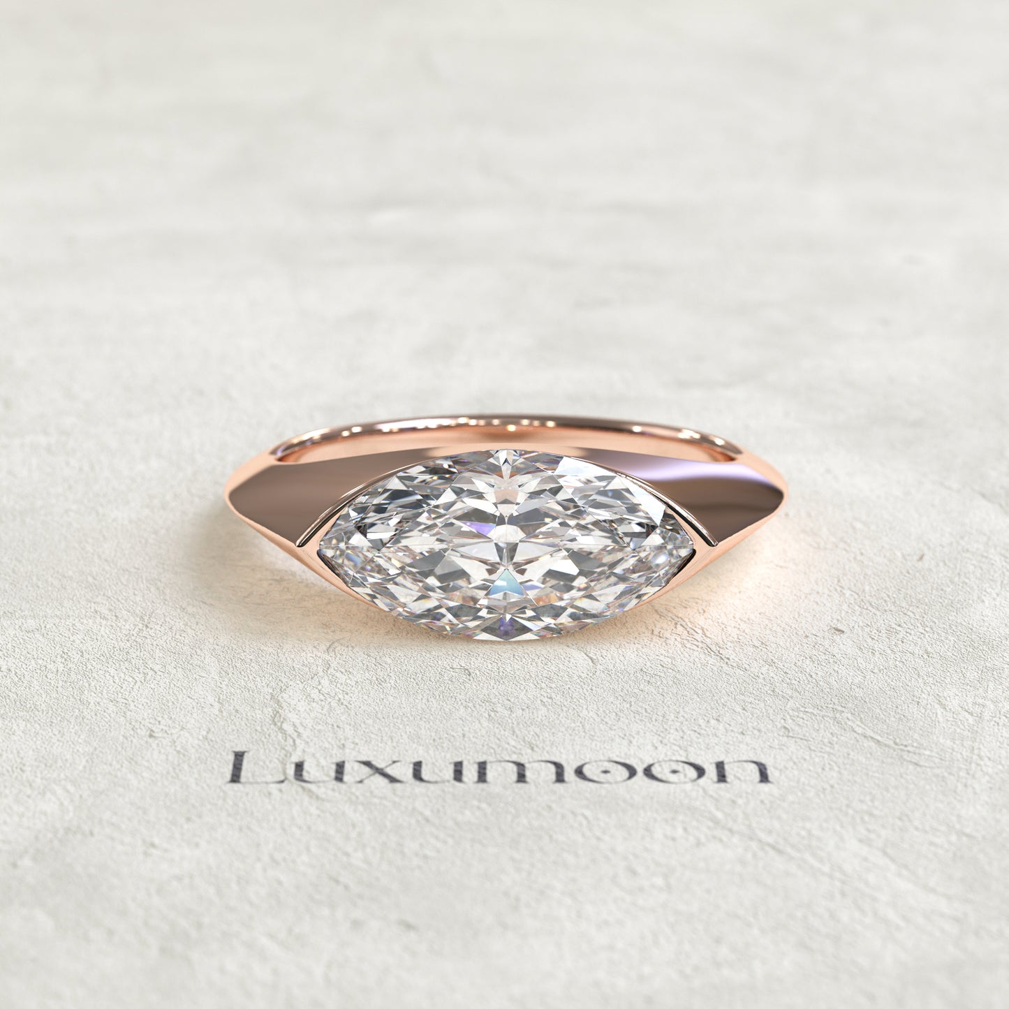 The Verolia - 1.5 CT Marquise Solitaire Diamond Ring