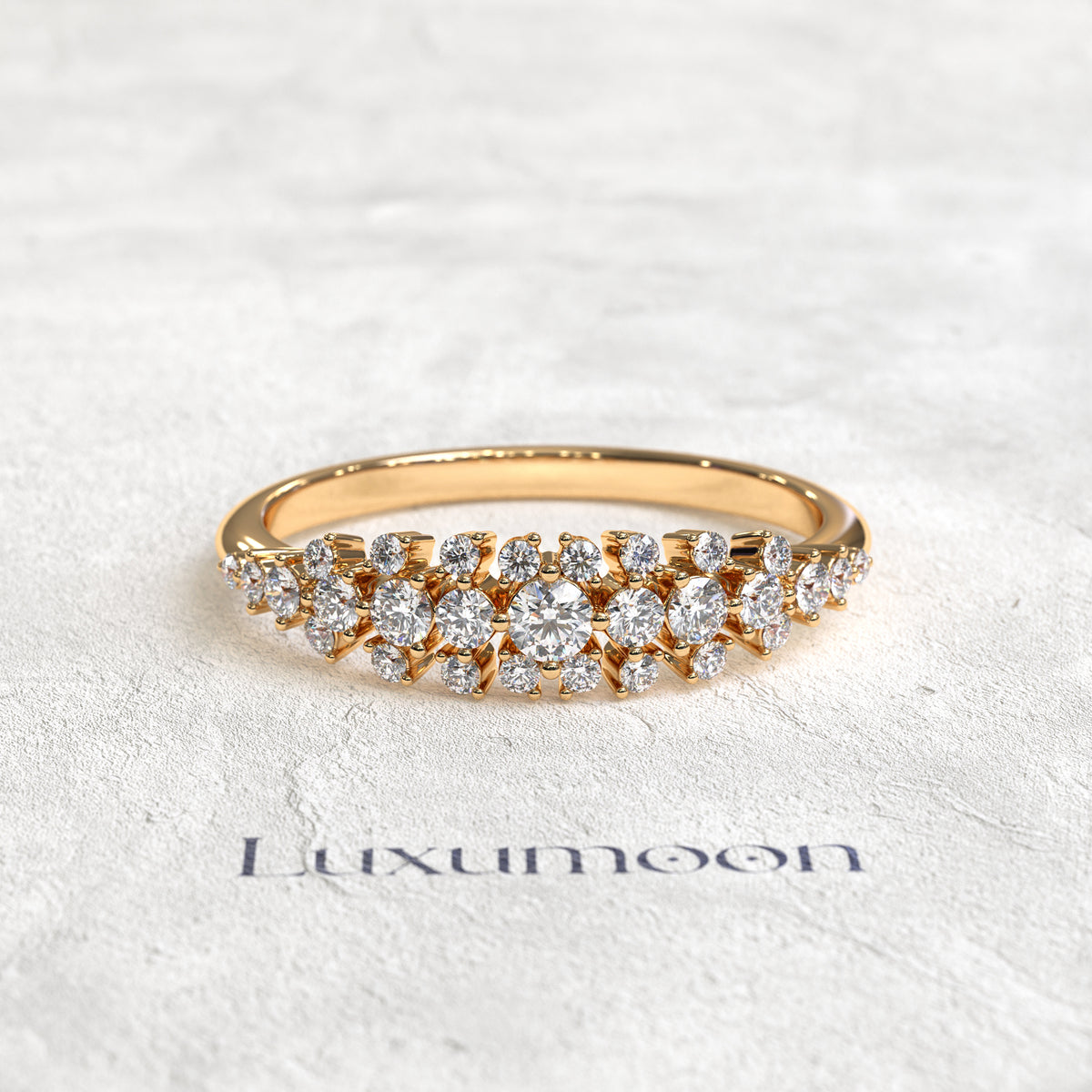 The Cirevia – Spring Shine Round Diamond Band