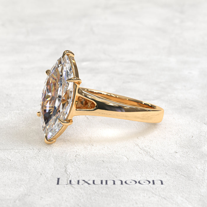 The Vireth – 3 CT Marquise Cloud Solitaire Ring
